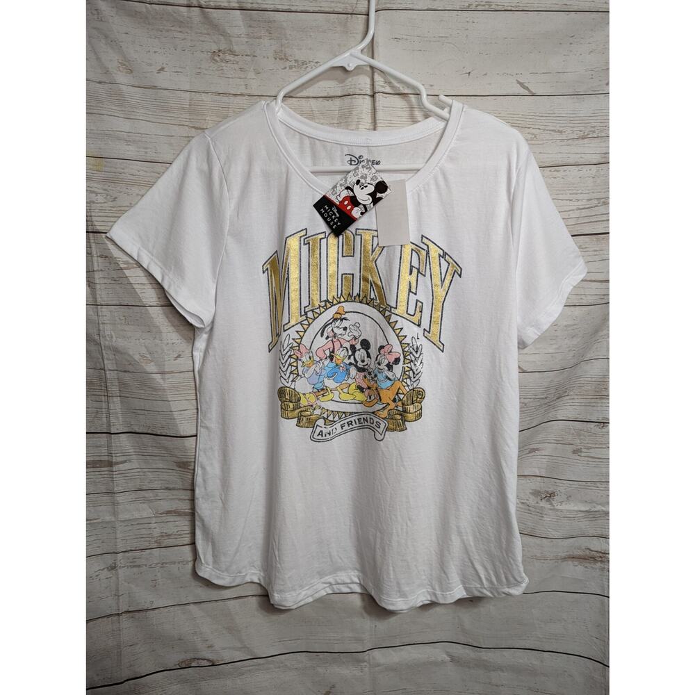 NWT Disney Mickey Mouse & Friends Tshirt Size L Minnie Mouse Donald Duck Goofy